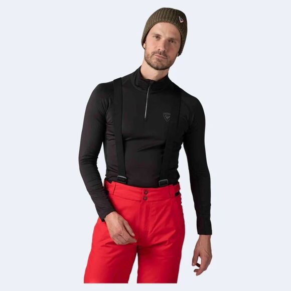 ROSSIGNOL insulated Men's Classique Half-Zip Baselayer Top Sweater Sz Large - Picture 2 of 7